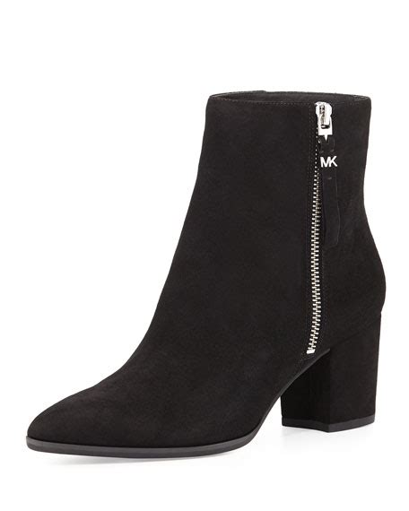 michael kors dawson leather boot|michael kors isabella ankle boot.